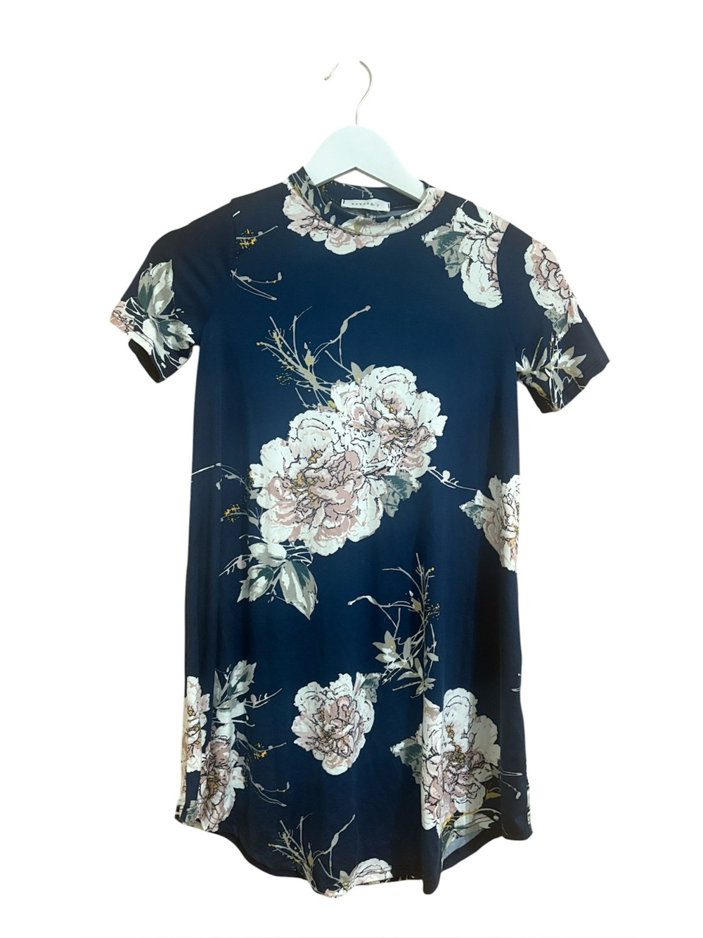 Nordstrom Size Large Blue Floral Dress New With Tags
